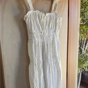 Doen x GAP White Eyelet Dress